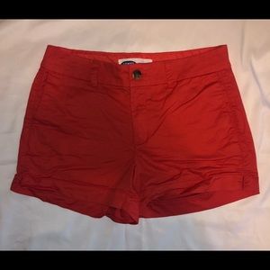 Old Navy Everyday Shorts sz 4 Dark Coral Color